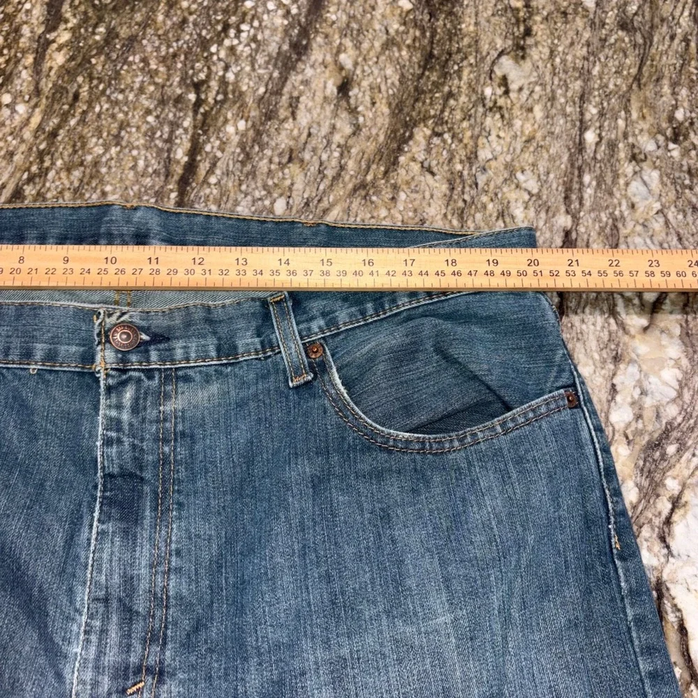 Relaxed Straight Leg Jeans Denim Mens 40x30 Blue Levi's 559